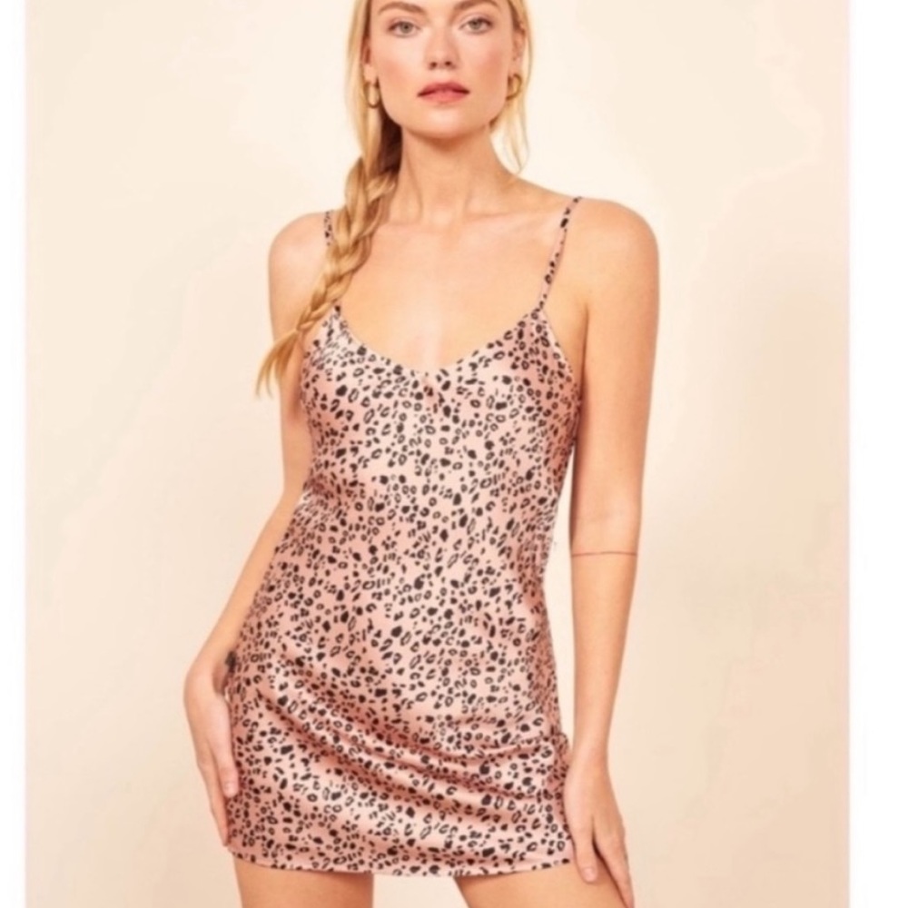 Reformation Rosa Silk Mini Dress size Small